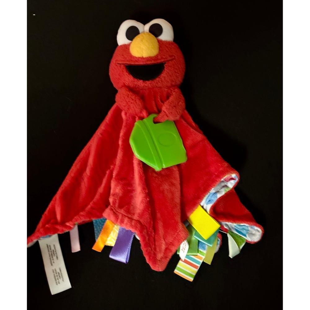 Sesame Street Elmo Plush Bundle Lot Kohls Cares Stuffed Bright Starts Lovey Tags - Picture 4 of 11